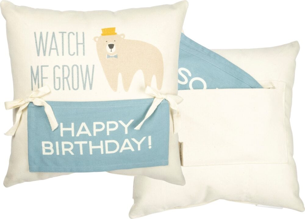 Pillow- Bear Milestone