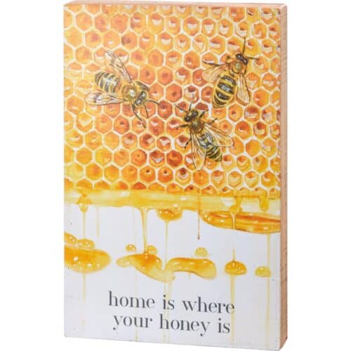 Box Sign- Honey Is