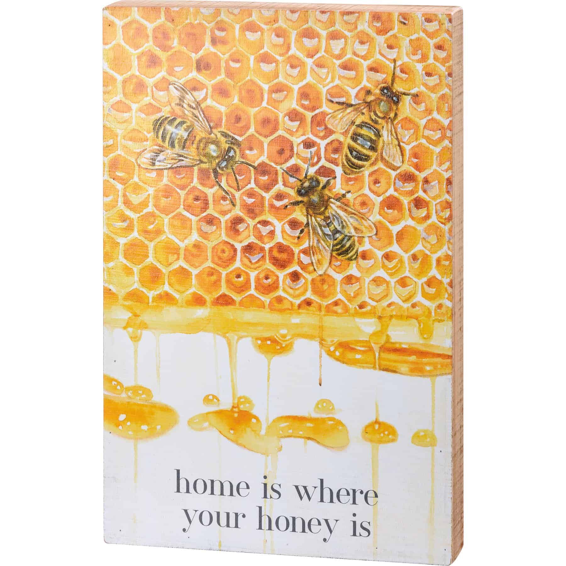 Box Sign- Honey Is