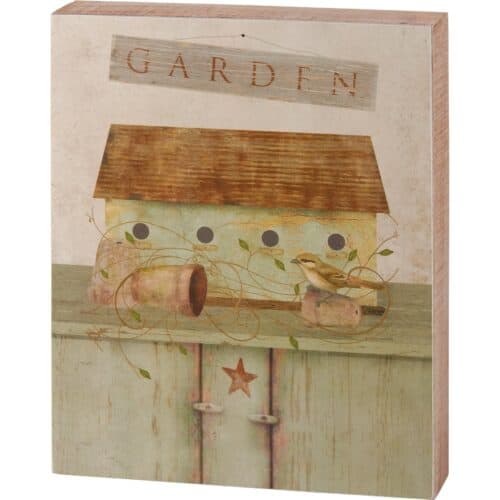 Box Sign- Birdhouse
