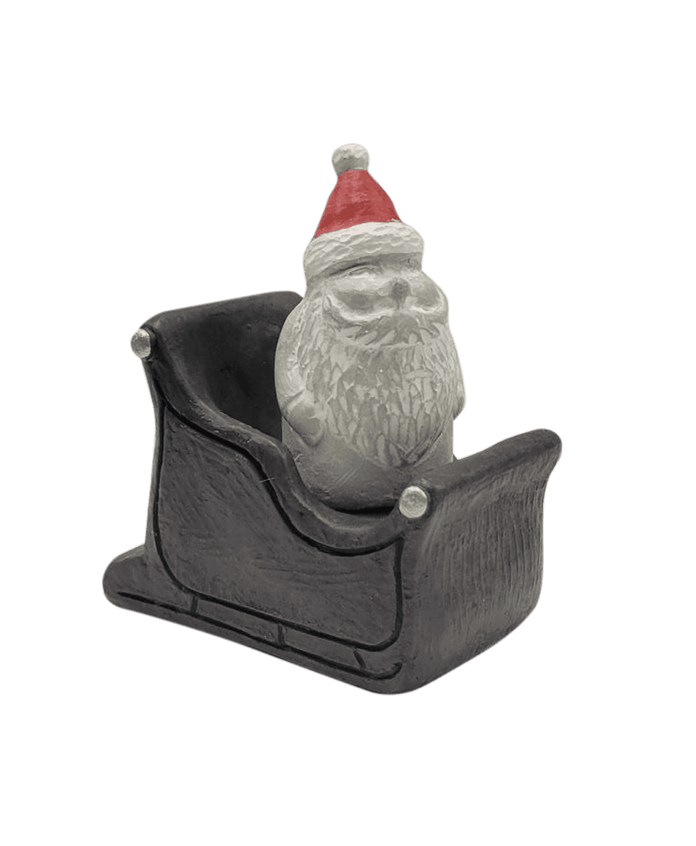 Mini Santa in sleigh