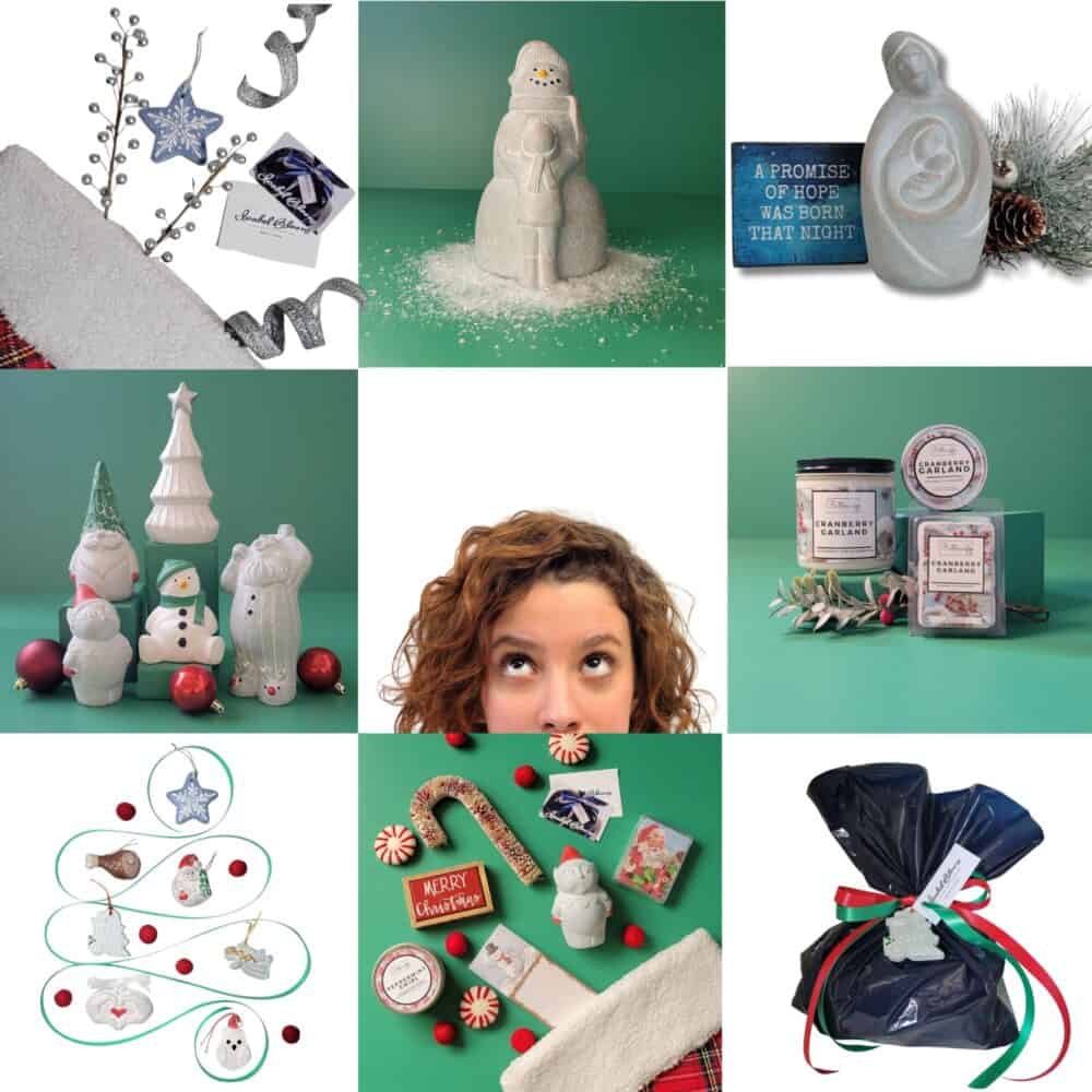 Isabel Bloom Sculpture with shopper