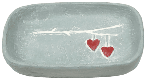Trinket Tray with Hearts