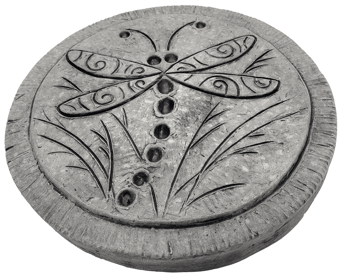 Dragonfly Garden Stone by Isabel Bloom