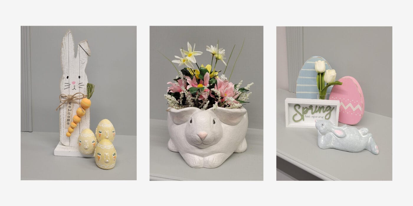 Bunny Planter, spring bunny, spring egg