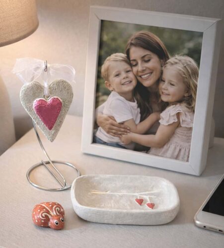 Shimmer Heart, trinket tray and lovebug