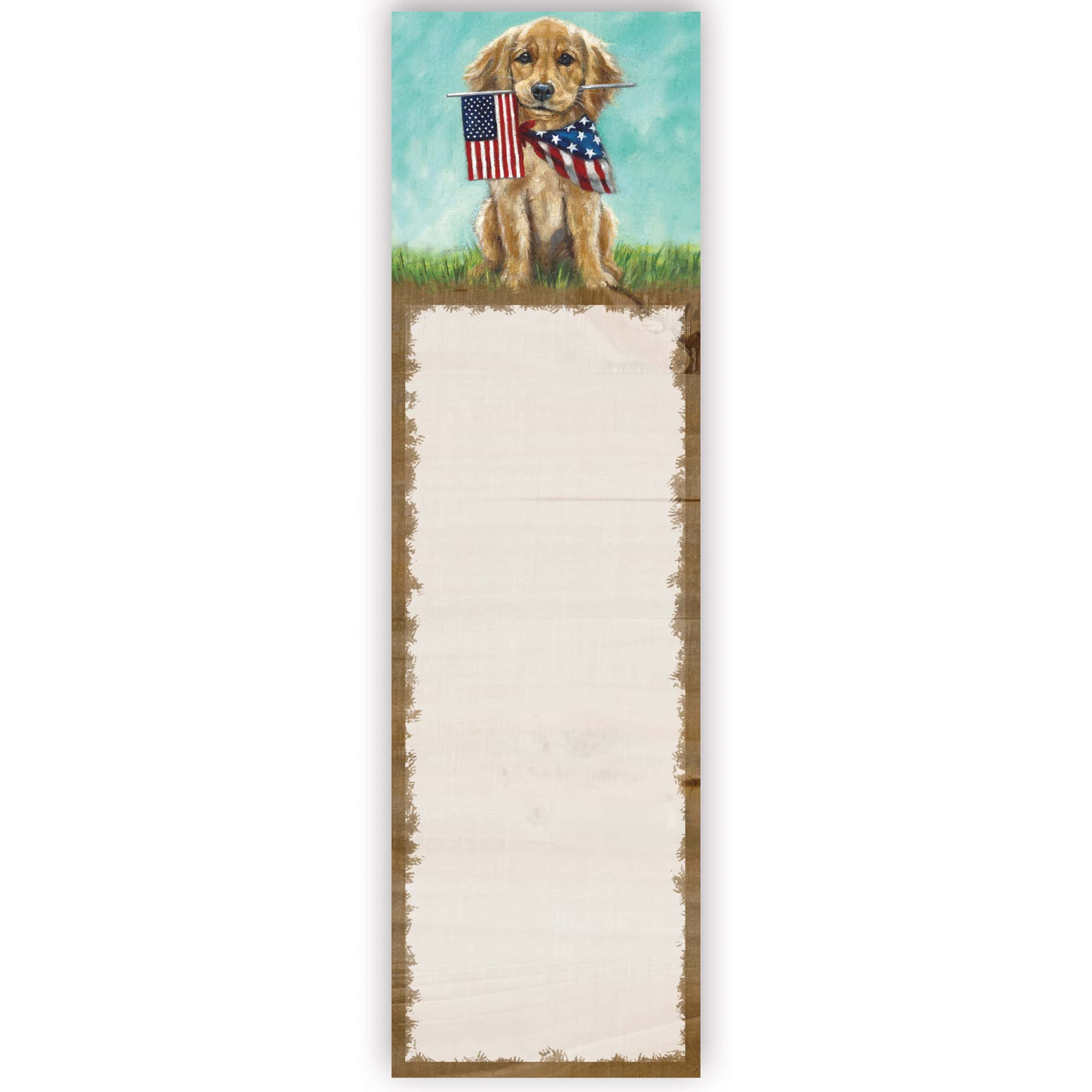 Notepad - Patriotic Pup