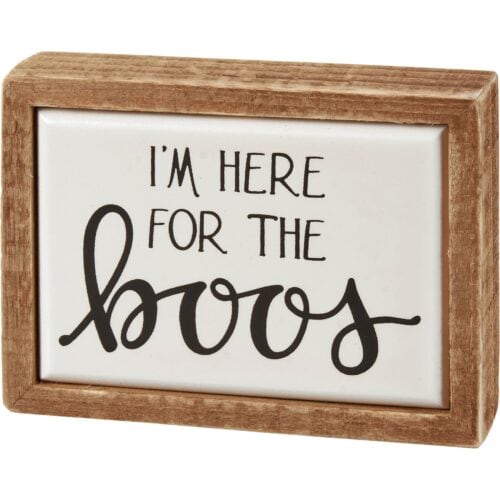 Sign - For the Boos