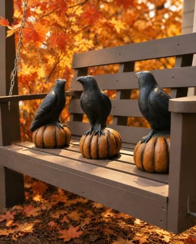3 crows a swinging