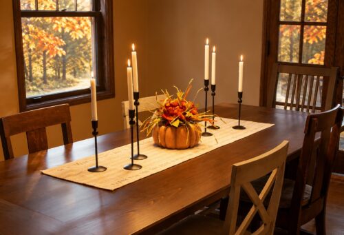 Pumpkin Bowl on dining table