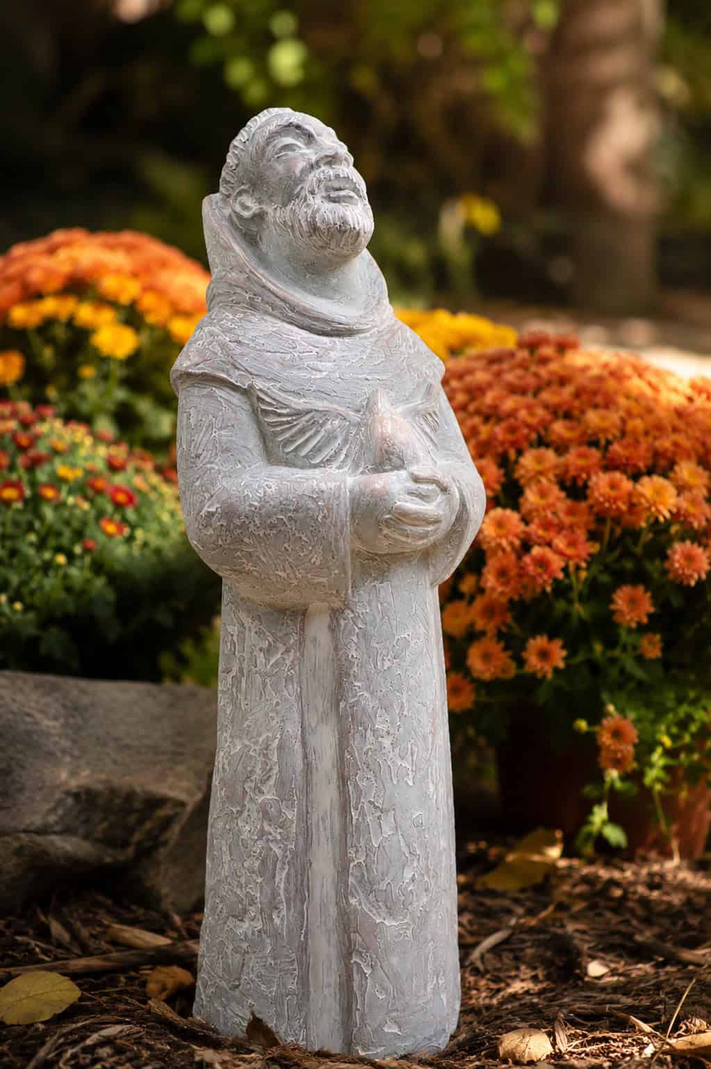 St Francisin Fall garden
