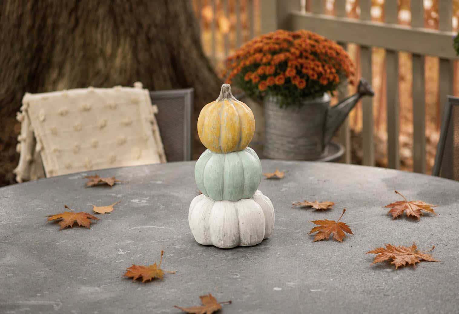 Stacked Pumpkins