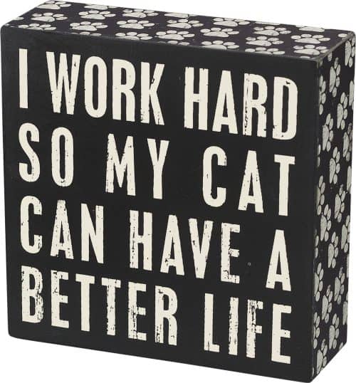Sign - Cat Can