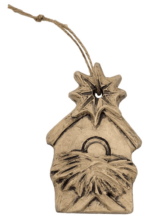 Manger Ornament
